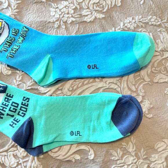 Star Wars Mandalorian & Din Grogu (Baby Yoda) Print Socks! - Picture 4 of 16